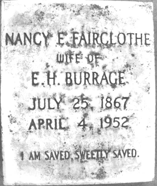 Nancy Elizabeth Burrage