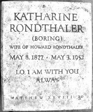 Katharine  Rondthaler