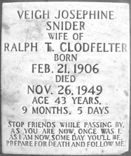 Veigh Josephine Clodfelter