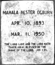 Mahala  Ogburn