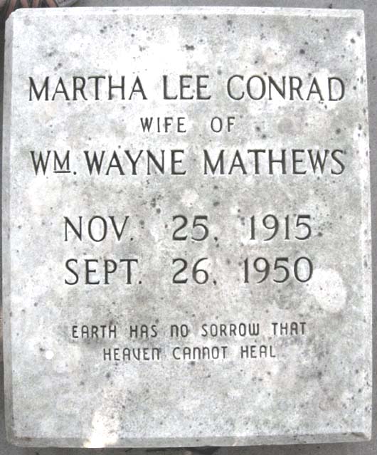Martha Lee Mathews