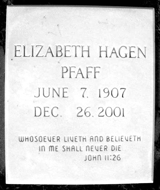 Ellen Elizabeth Pfaff