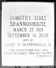Dorothy Elaine Shannonhouse