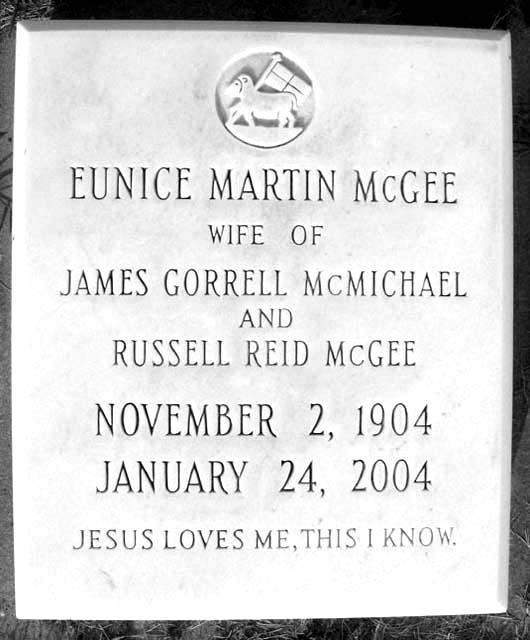 Eunice Magdalene McGee