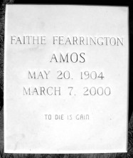 Faithe Evelyn Amos