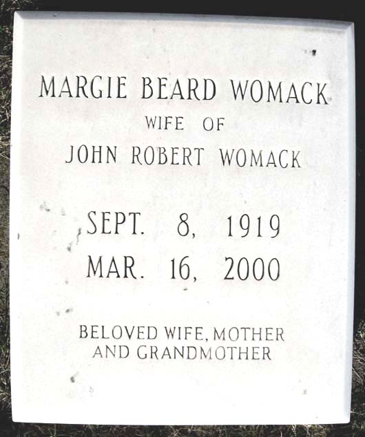 Margie Alice Womack