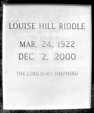 Louise Frances Riddle