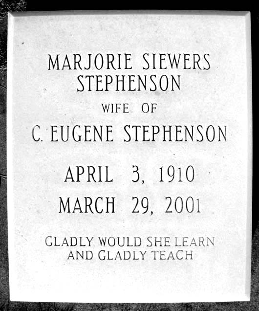 Marjorie Stephenson