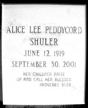 Alice Lee Shuler
