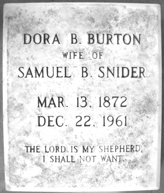 Dora Bell Snider