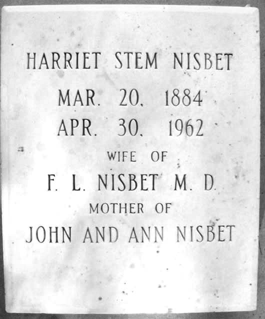 Harriet Nisbet