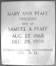 Mary Ann Pfaff