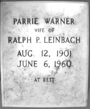 Parrie  Leinbach