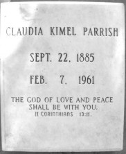 Claudia Alberta Parrish