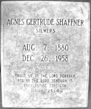 Agnes Gertrude Shaffner