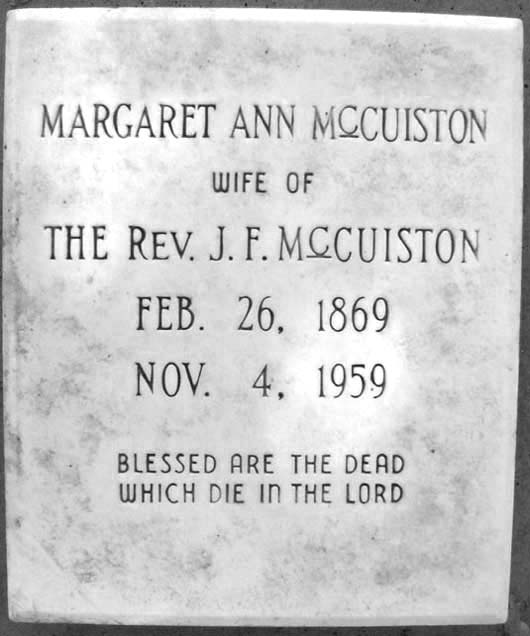 Margaret Ann McCuiston