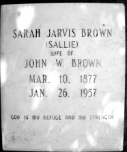 Sarah (Sallie) Louise Brown