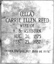 Carrie (Ella) Ellen Ashburn