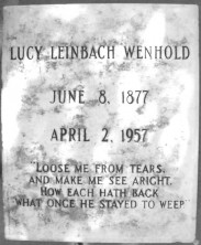 Lucy Elizabeth Wenhold