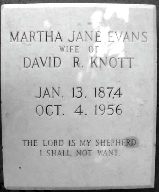 Martha Jane Knott
