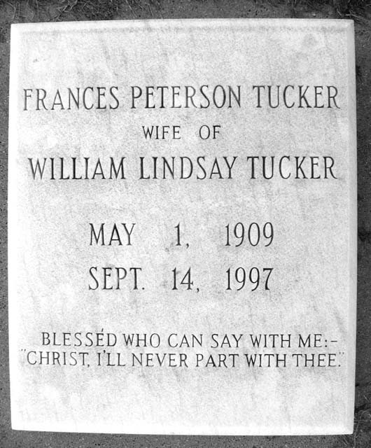 Frances Rosemond Tucker