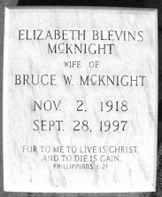 Elizabeth  McKnight