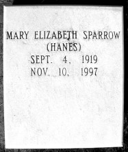 Mary Elizabeth Sparrow