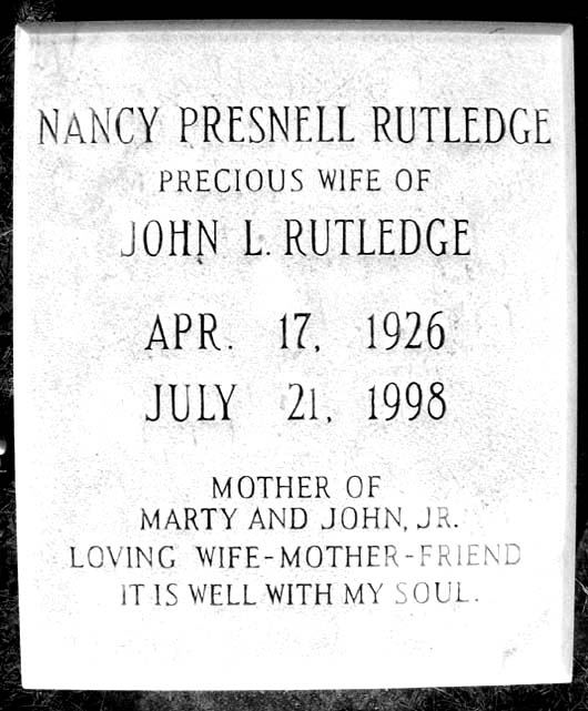 Nancy Lee Rutledge