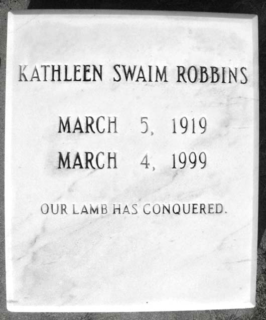 Kathleen Shirley Robbins