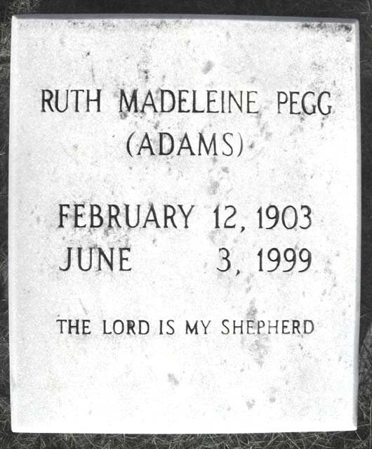 Ruth Madeleine Pegg