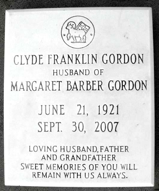 Clyde Franklin Gordon