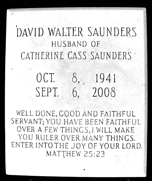 David Walter Saunders