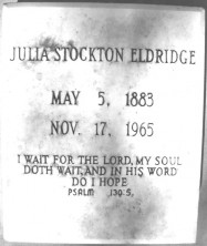 Julia Matilda Eldridge