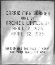 Carrie May Whitley