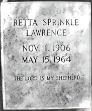 Retta Kathleen Lawrence