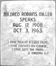 Mildred Robbins Speaks