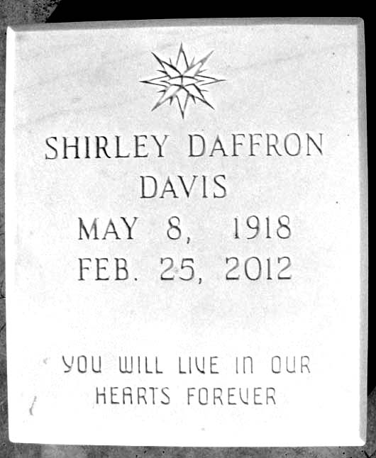 Shirley Daffron Davis