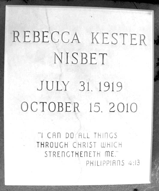 Rebecca Nisbet