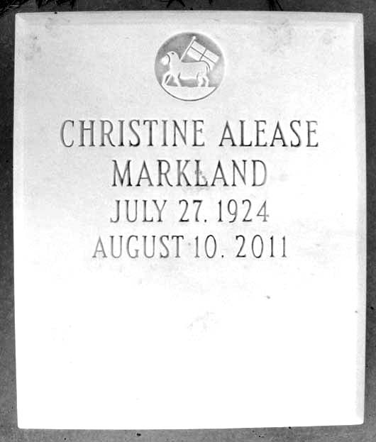 Christine Alease Markland