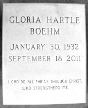 Gloria Hartle Boehm