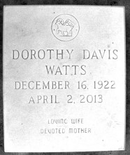 Dorothy  Watts