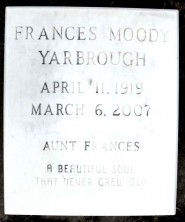 Frances  Yarbrough