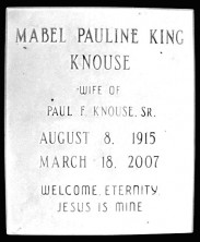 Mabel Pauline Knouse