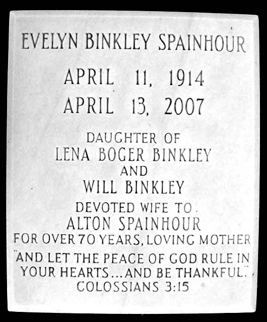 Esther Evelyn Spainhour