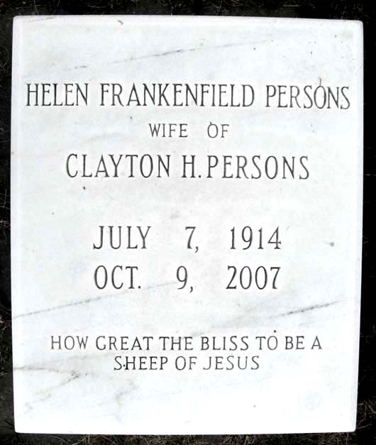 Helen Lillie Persons
