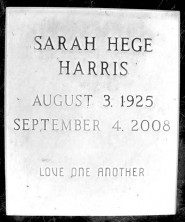 Sarah Agee Harris