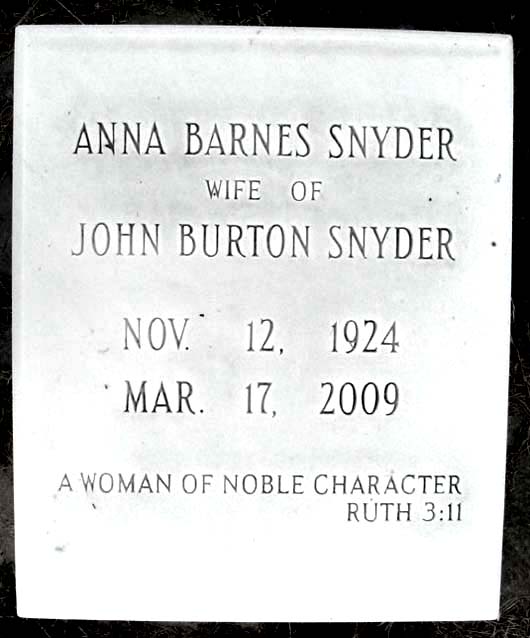 Anna Kathaleen Snyder