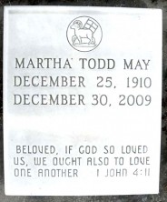 Martha  May