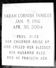 Sarah Nancy Fansler