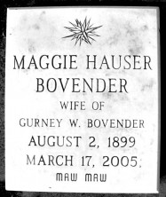 Maggie  Bovender
